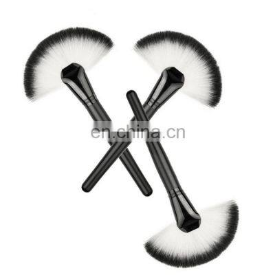 Professional Large Foundation Soft Fan Brush Make-Up Crystal Single Powder Brush Make Up Tool photo-3