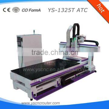 high speed atc cnc router with 8kw Italy spindle yaskawa servo motor