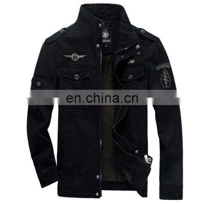 OEM Men's Casual Jacket Cotton Washing Tool Large Size Men's Jacket custom brand jacket S-5XL