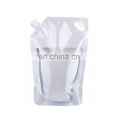 Laminated Plastic drink pouch bag Liquid spout pouch packaging bags Disposable drink pouch 4oz 8oz 12 oz 16oz