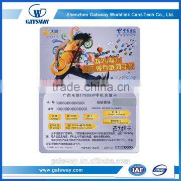 New Material International Made In China Calling Card Pvc Card Material