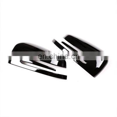 2x Gloss Black Style For Mercedes Benz A CLA GLA GLK Class W176 W117 X156 X204 ABS Side Door Rearview Mirror Cap Cover Trim