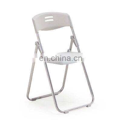 Cheap Portable Meeting Room Plastic Office Chair Backrest Foldable Study School Writing Desk Training Folding Chair