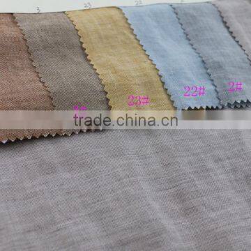 Chambray Linen Fabric Twill,fashion Linen Fabric for Ladies Top & Dress,linen Rayon Fabric photo-2