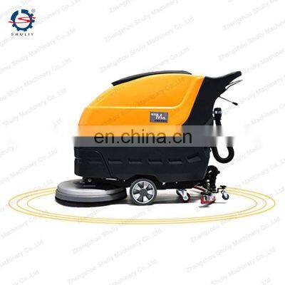 commercial use battery powered tile scrubber floor cleaning washing machine