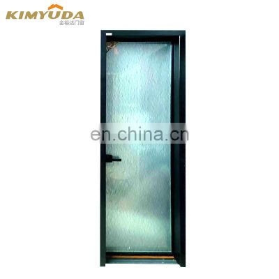 Guangdong aluminum door wholesale flat open book garage door modern style toilet door