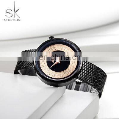 SHENGKE Trendy Reloj Mujer Feminine Vogue Wristwatch Casual Dress Handwatchs Couple's Fashional Watchs K0094L