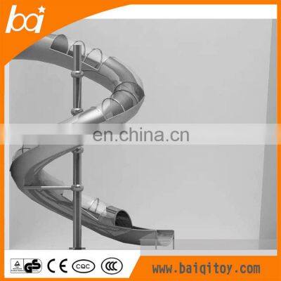 Amazing Large Commercial Stainless Steel Playground Slide for Kids and Adults