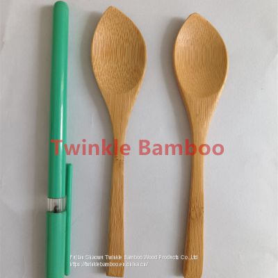 5.6inch bamboo spoons, oblique bambu spoon bamboo spoons Wholesale from China