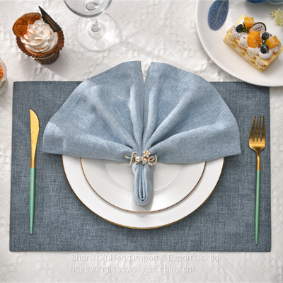 Lovers Metal Pearl Diamond Napkin Ring Holder for Valentine's Day photo-3