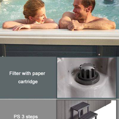 Luxury Acrylic Bathtubs Bathtubs & Whirlpools Swim Spas Outdoor Spa Swimming Pool Spa Tubs Large Hot Tub Swim Spa photo-4