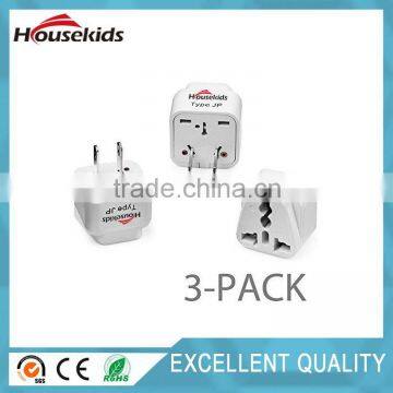 Universal UK/EU/ AU to US Adapter Travel Power Adapter ,PLUG ADAPTOR