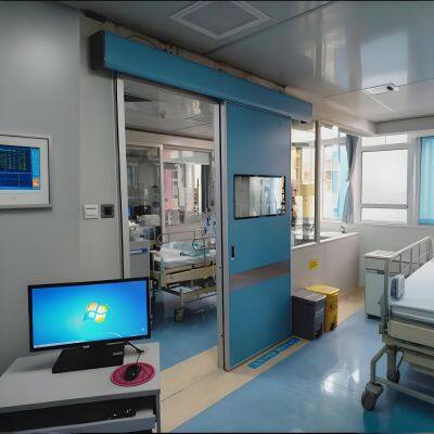 MBS-YT05 Stainless Steel Interior Exit Hospital Medical Automatic Hermetic Sliding Door Modular Operator Room System photo-5