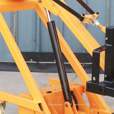 Portable Electric 500Kg 700Kg Folding Lift Load Warehouse Stacker Crank Arm Hydraulic Forklift Trucks photo-4