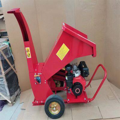 PanQi Portable Branch Leaves Small Trunk Gasoline Engine Wood Crusher Choose Wood Chipper for Farm photo-2
