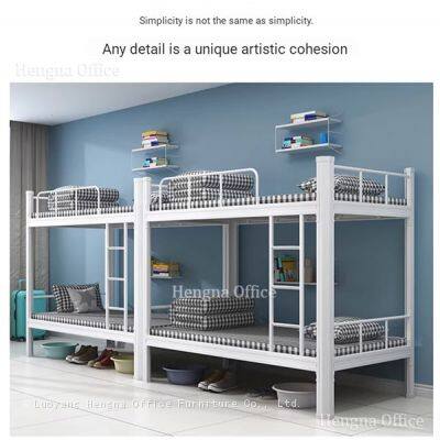 Steel Student Bunk Bed | Safety Guardrail Design & Space Saving Structure | School University Dorms - Wholesale Supplier