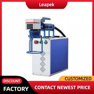 HandHeld Fiber Laser Machine Metal Marker 30W 50W Small Size Portable for Car Accessories Engraving Machine on Code