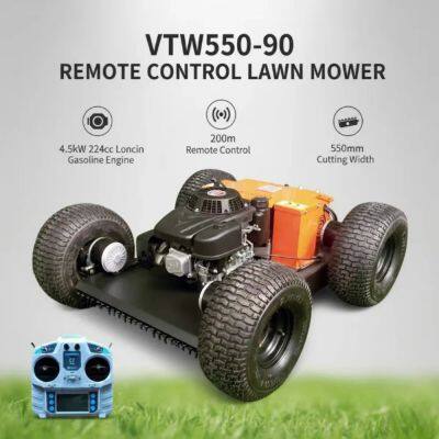 Vigorun Tech VTW550 Колёсный газонокосилка с 224 см³ бензиновым двигателем, ширина резания 550 мм, многофункциональный транспортёр для ровной местности