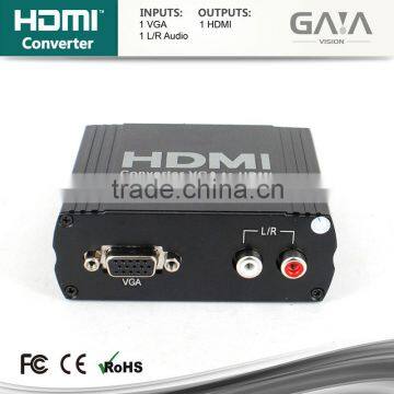 VGA Plus R/L Audio to HDMI Converter Adapter for HDTV 1080P