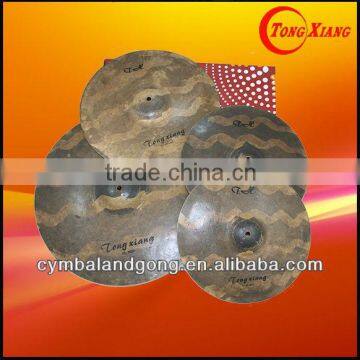 TH-A manual professional colored cymbal set 14hihat16crash20ride