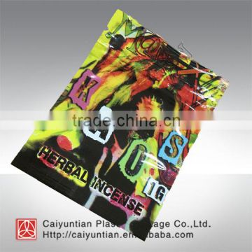 custom 1g KAOS herbal incense packaging bags