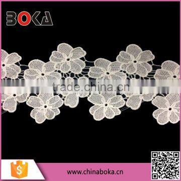 The milk silk embroidery lace