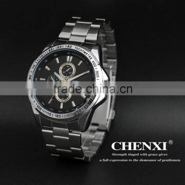 Luxury Jewelry Series Watch 3 Decorated Circle Men's Sport Watch With Watch Box 014AMS