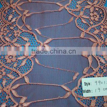 2016 Beautiful Chemical French Lace Fabric Nylon Spandex for Wedding Dress