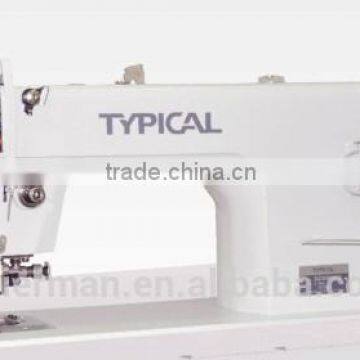 Typical GC0303CQ Edge cutter lockstitch sewing machine with top and bottom