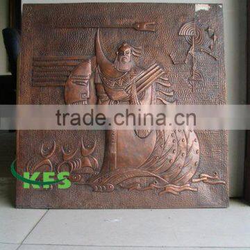 Bronze ancient Chinese emperors sculpture