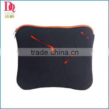 Suitable for Everyone! 2014 Black Neoprene Computer Bag with Orange Zipper,Easy to Carry