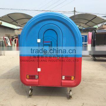 Red and Blue Mobile Food Trailer Food Truck Multi-functional Mobile Food Trucks Mobile Food Carts Can be Customized Food Trucks photo-6