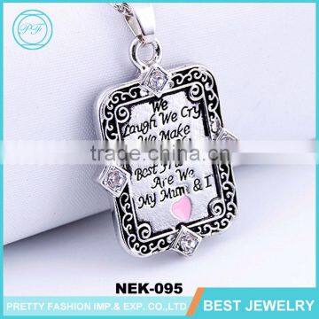 fashion necklaces 2016 silver jewelry rhinestone chain necklace for women