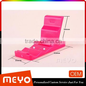 Mini colorful plastic portable cell phone holder stand for promotional gift