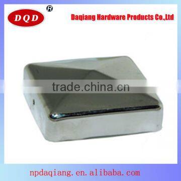 Top Sale 71x71mm Orbicular Shape Galvanized Steel Fence Post Cap