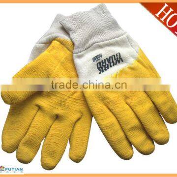 CRINKLE RUBBER COATED GLOVES