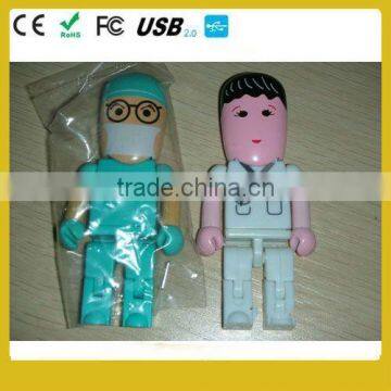 Promotional Gift Doctor Shaped USB Flash Memory