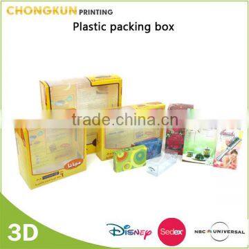 Custom transparent pp plastic packaging box