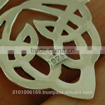 Celtic Knot Pendant Sterling Silver, Pn26 photo-4