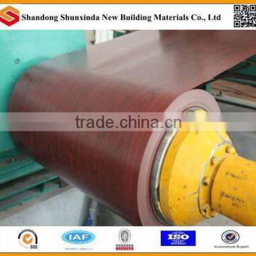 wood polyester coating steel coils/ decorative wall wooden sheets