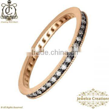 New Design 14k Rose Gold Ring Jewelry, Handmade Fashionable Jewelry, Natural Diamond Ring Jewelry