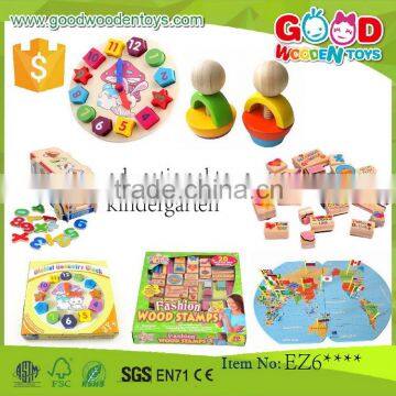 EN71/ASTM top sale educational toys kindergarten for children OEM/ODM wooden block toy                        
                                                Quality Choice