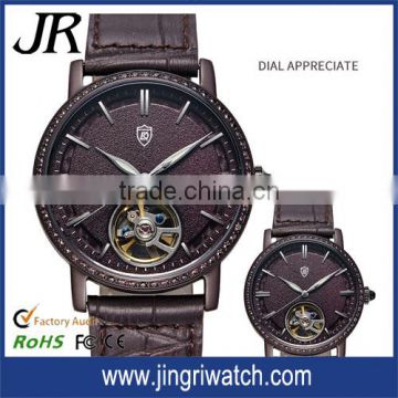 royal crown watch OEM/ODM Japan movt romanson quartz stainless steel watch large mens waterproof watch men steel