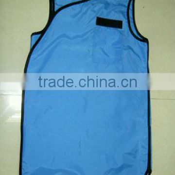 Split skirt protective lead cloth/apron