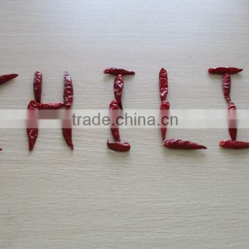 Organic Dry Dried Red Hot Chaotian TianYing Dry Red Chili Chiles pepper Capsicum annuum                        
                                                Quality Choice