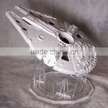 acrylic display stand for Fine Molds Millennium Falcon 1/144