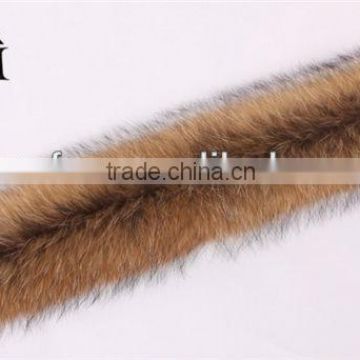 Raccoon dog strip, raccoon dog trim, raccoon dog fur collar