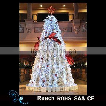 Fashion Style white snowing Christmas Tree for Festival Decoration christmas decoration for hotal/mall decor