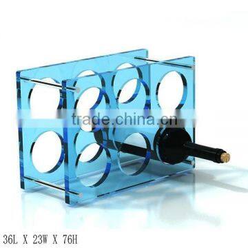 GH-RZ256 High Quality Rectangle Acrylic Wine Display Rack, Colorful Acrylic Display Rack photo-4