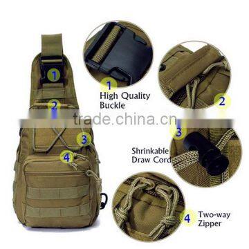 Outdoor Tactical Shoulder Backpack, Military & Sport Bag Pack Daypack for Camping, Hiking, Trekking, Rover Sling,chest bag